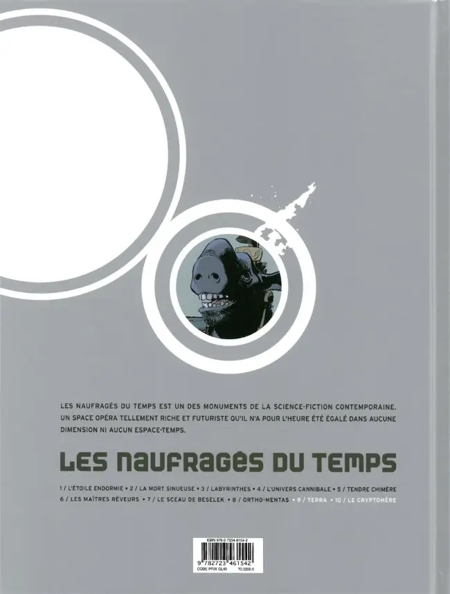 Verso de l'album Les Naufragés du temps Tome 8 Ortho-Mentas