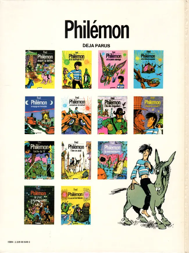 Verso de l'album Philémon Tome 2 Philémon et le naufragé du A