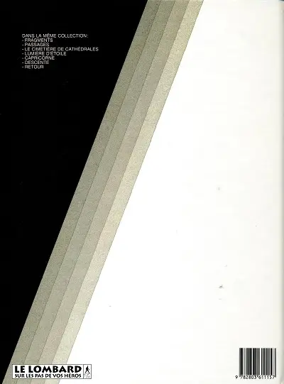 Verso de l'album Rork Tome 4 Lumière d'étoile