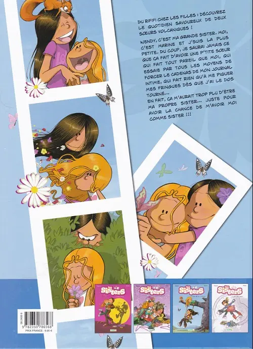 Verso de l'album Les Sisters Tome 3 C'est elle qu'a commencé