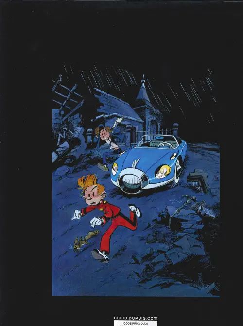 Verso de l'album Spirou et Fantasio - Une aventure de... / Le Spirou de... Tome 3 Le tombeau des Champignac