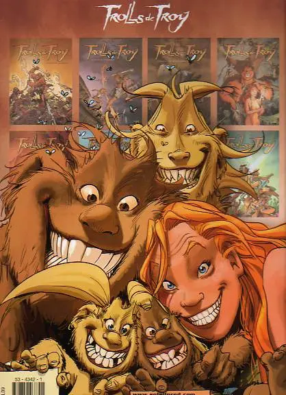 Verso de l'album Trolls de Troy Tome 5 Les maléfices de la Thaumaturge