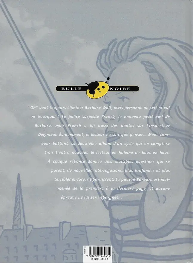 Verso de l'album Barbara Wolf Tome 2 Qui va tuer Barbara Wolf ?