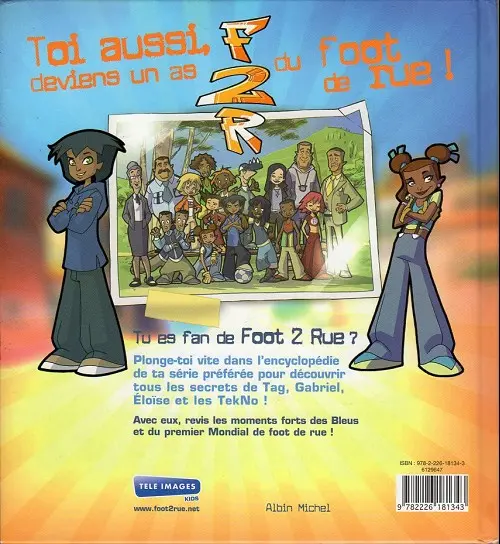 Verso de l'album Foot 2 rue Foot 2 rue - L'encyclopédie