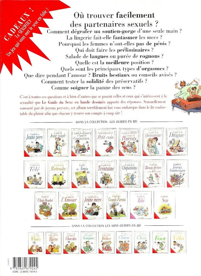 Verso de l'album Le Guide Tome 20 Le guide du sexe