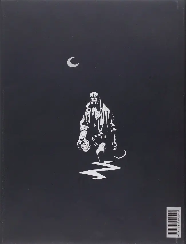 Verso de l'album Hellboy La Bible infernale