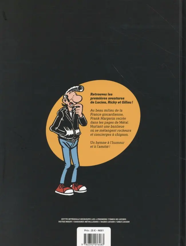 Verso de l'album Lucien Intégrale Vol. 1