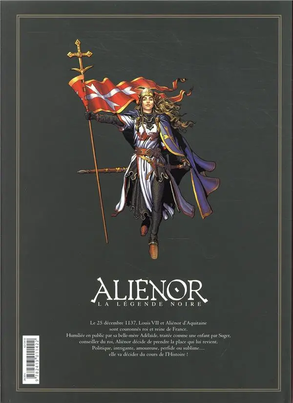 Verso de l'album Les Reines de sang - Aliénor, la Légende noire L'intégrale - Tomes 4 à 6
