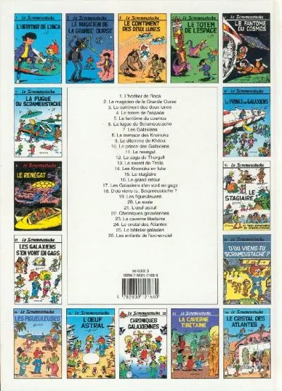 Verso de l'album Le Scrameustache Tome 26 Les enfants de l'Arc-en-ciel