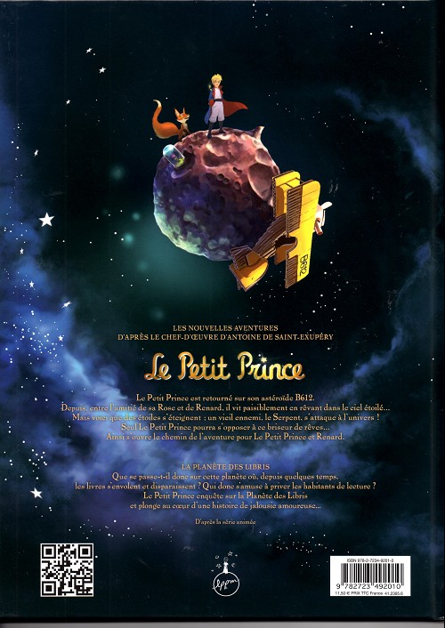 Verso de l'album Le Petit Prince - Les Nouvelles Aventures Tome 11 La Planète des Libris