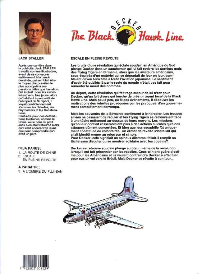 Verso de l'album The Black Hawk Line Tome 2 Escale en pleine révolte