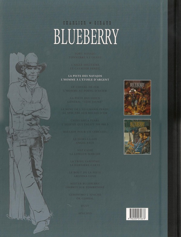 Verso de l'album Blueberry Intégrale Le Soir - Édition de 2015 Volume 3