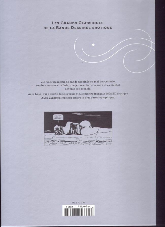 Verso de l'album Les Grands Classiques de la Bande Dessinée Érotique - La Collection Tome 31 Lola