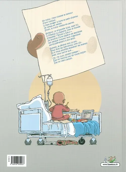 Verso de l'album Boule à zéro Tome 1 Petit cœur chômeur