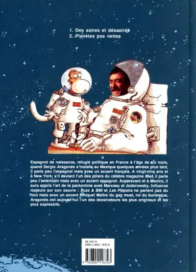 Verso de l'album Buzz & Bell Tome 2 Planètes pas nettes
