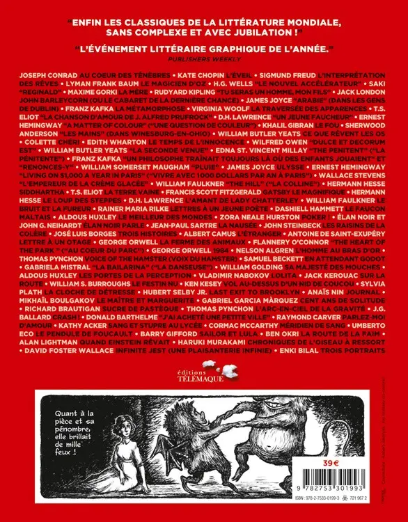Verso de l'album Le Canon graphique Tome 3 De L'Étranger à La Métamorphose en passant par Lolita (XXe siècle)