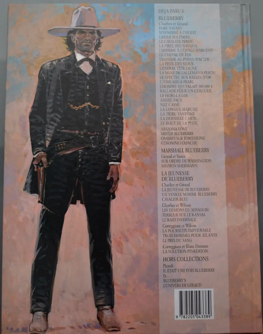 Verso de l'album Blueberry Tome 10 Général Tête Jaune