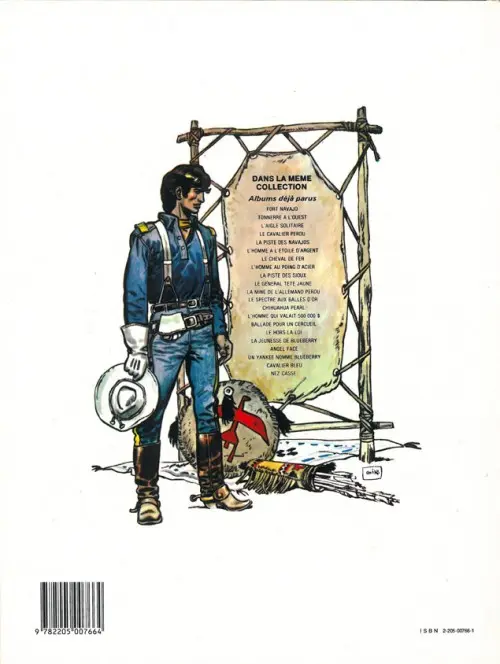 Verso de l'album Blueberry Tome 15 Ballade pour un cercueil