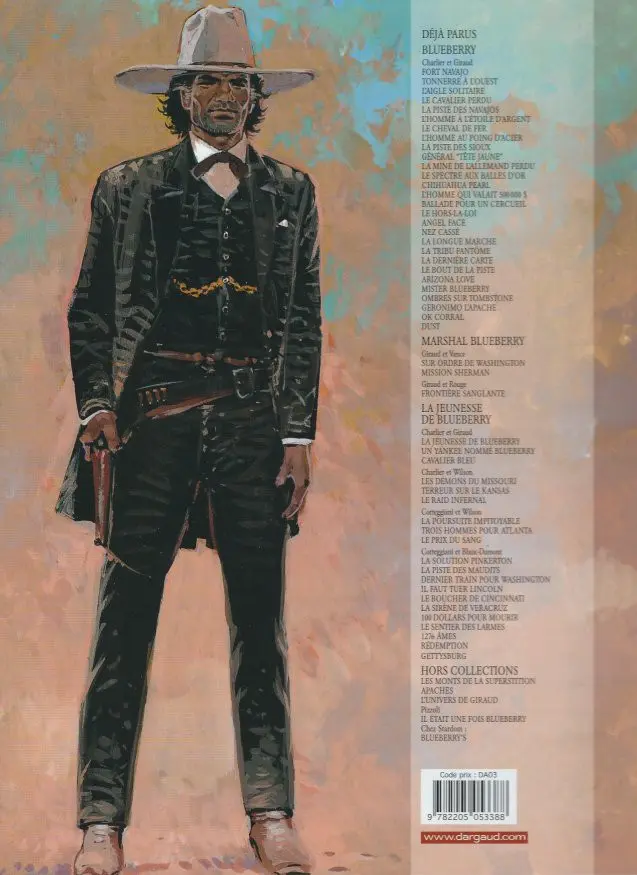 Verso de l'album Blueberry Tome 27 OK Corral