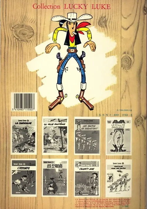 Verso de l'album Lucky Luke Tome 24 La caravane