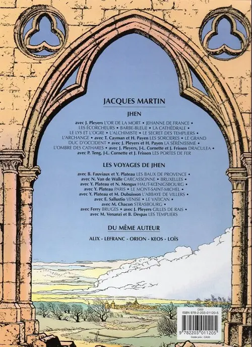 Verso de l'album Jhen Tome 11 La Sérénissime