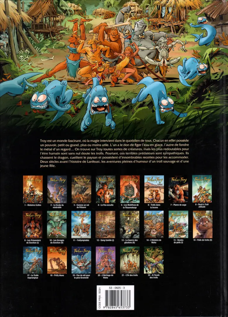 Verso de l'album Trolls de Troy Tome 6 Trolls dans la brume