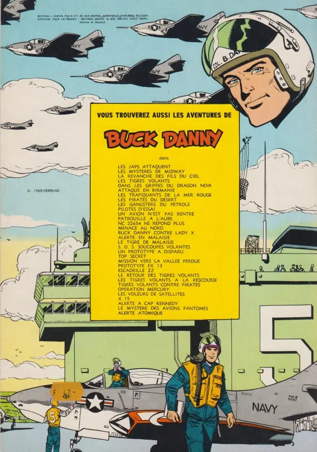 Verso de l'album Buck Danny Tome 16 Menace au nord