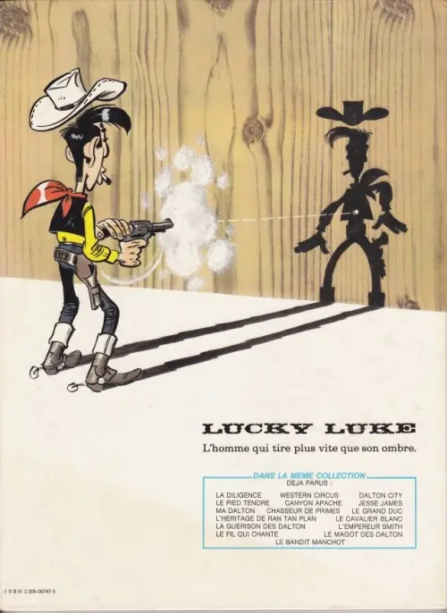 Verso de l'album Lucky Luke Tome 41 L'héritage de Rantanplan