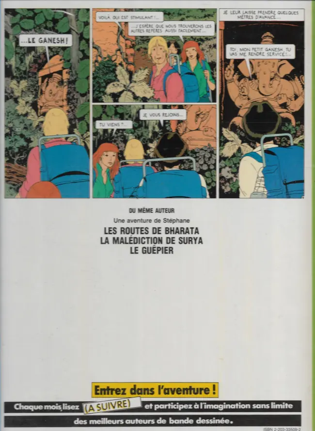 Verso de l'album Stéphane Clément Tome 5 La malédiction de Surya