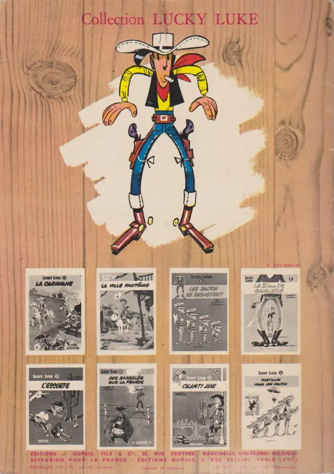 Verso de l'album Lucky Luke Tome 23 Les Dalton courent toujours