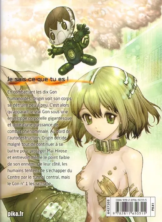 Verso de l'album Origin 6