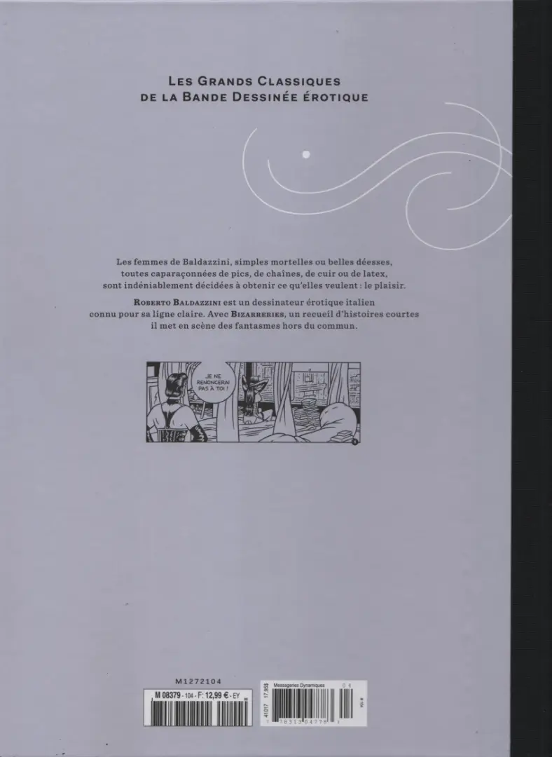 Verso de l'album Les Grands Classiques de la Bande Dessinée Érotique - La Collection Tome 104 Bizarreries - Tome 4