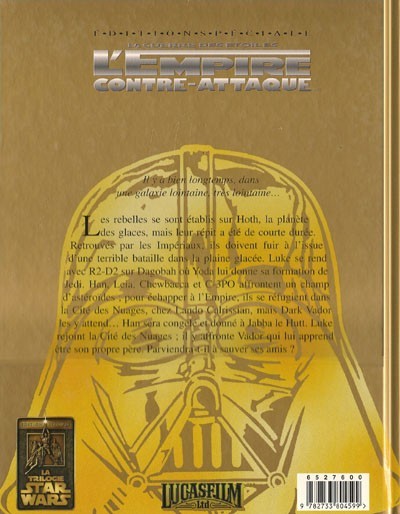 Verso de l'album Star Wars - Albums BD - Photo Volume III Le retour du Jedi
