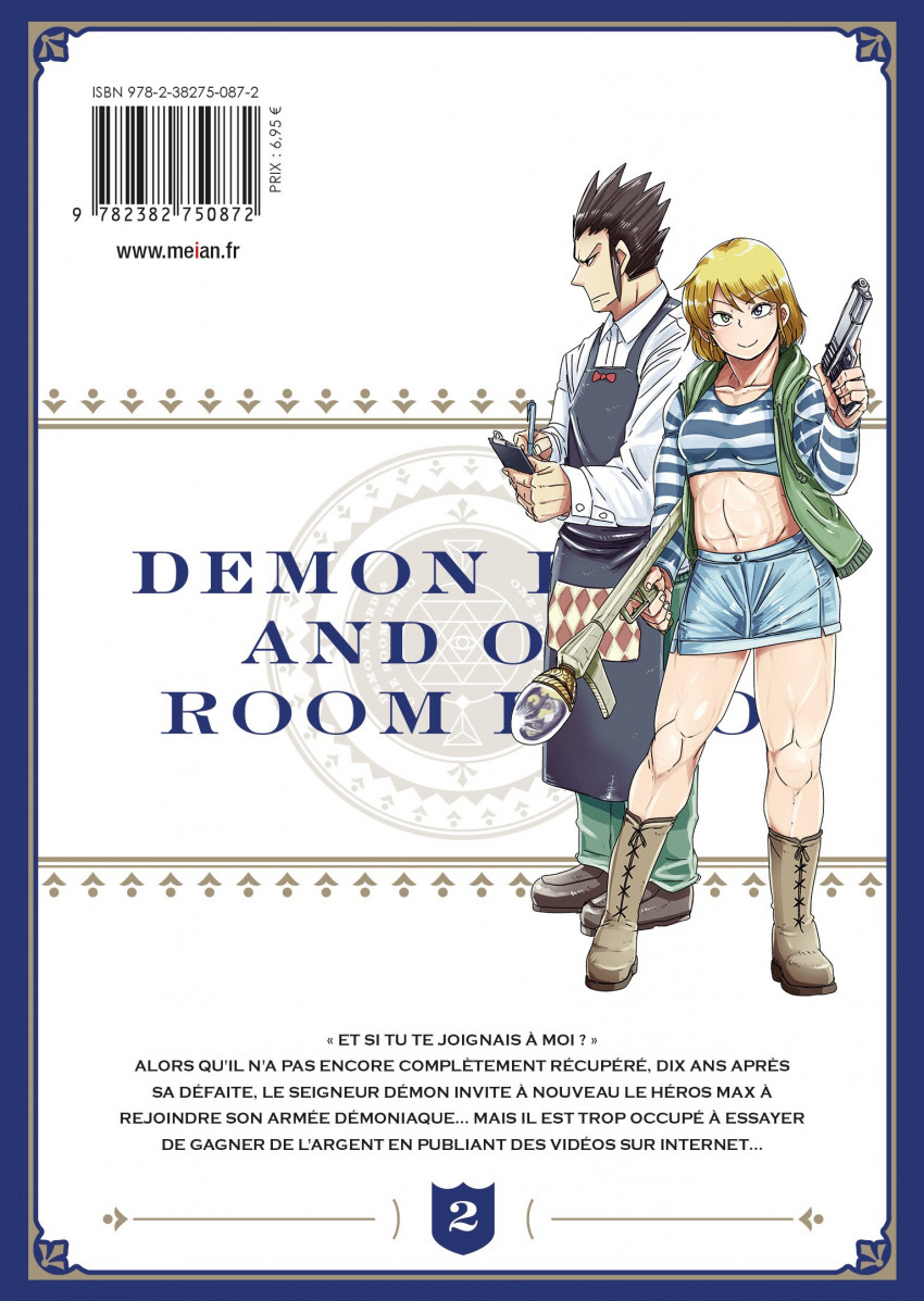 Verso de l'album Demon lord & one room hero 2