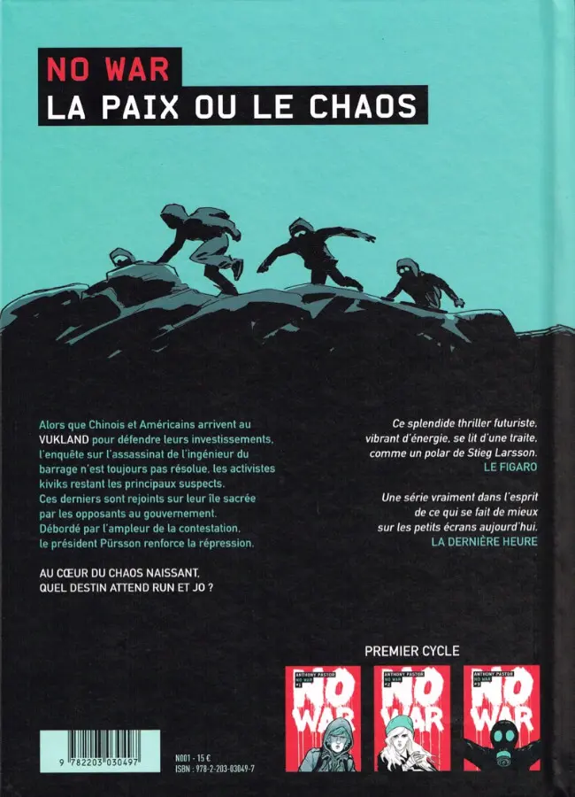 Verso de l'album No War #3