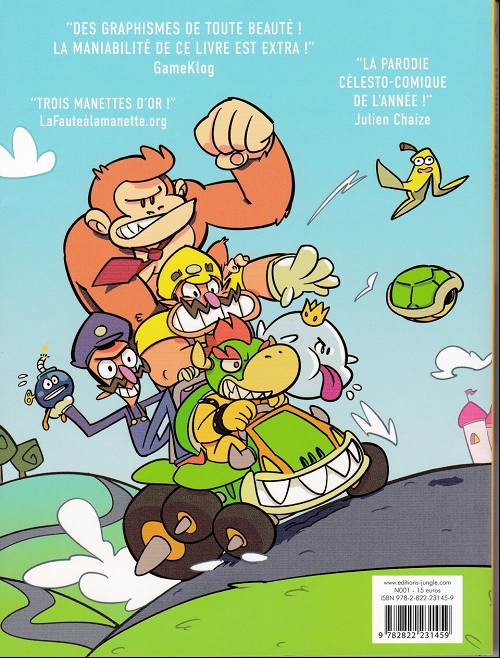 Verso de l'album Super nintenbros 1