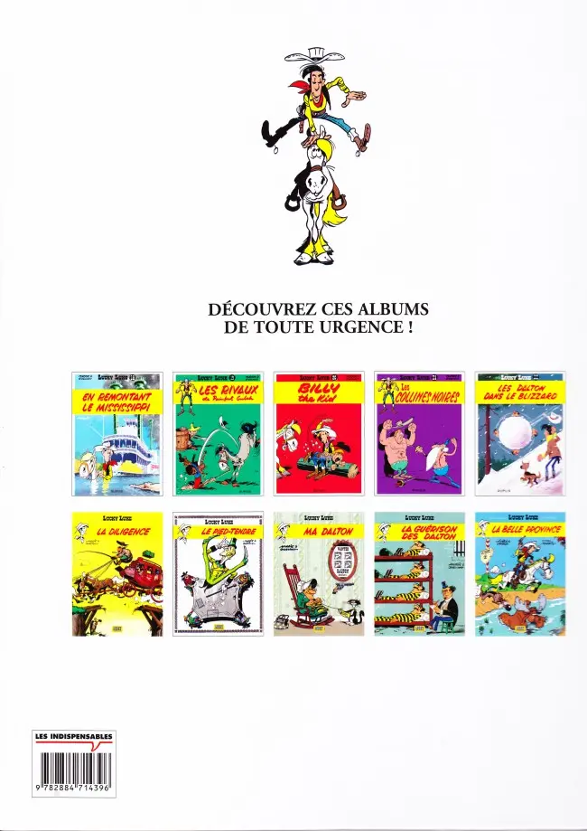 Verso de l'album Lucky Luke Tome 39 Chasseur de primes
