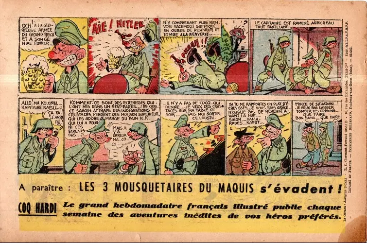 Verso de l'album Les 3 Mousquetaires du Maquis Tome 8 Les 3 mousquetaires du maquis s'expliquent