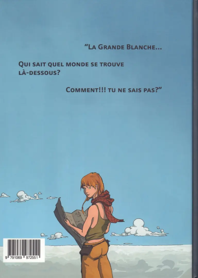 Verso de l'album Astrée La Grande Blanche