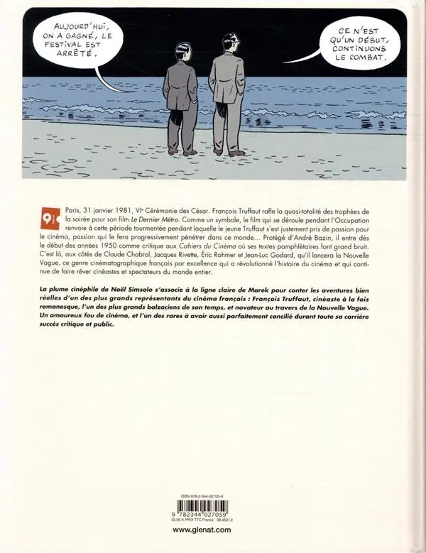 Verso de l'album François Truffaut