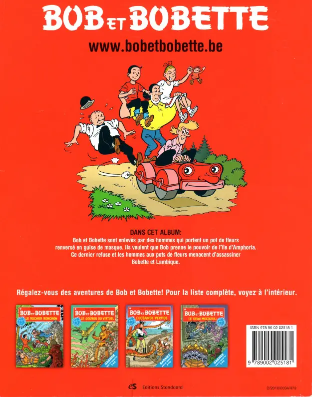 Verso de l'album Bob et Bobette Tome 145 Le pot aux roses