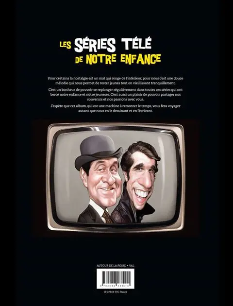 Verso de l'album Les séries télé de notre enfance