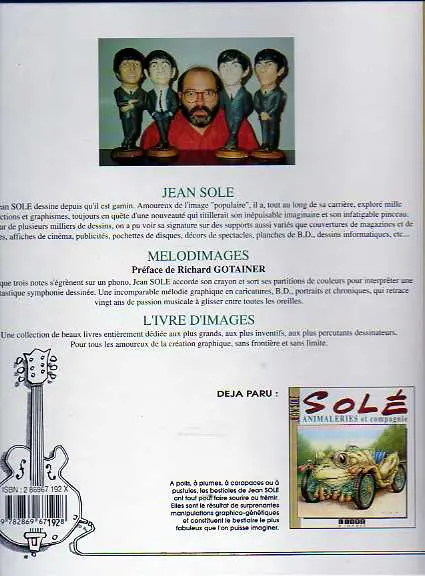 Verso de l'album Mélodimages