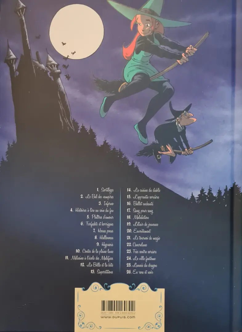 Verso de l'album Mélusine Tome 2 Le bal des vampires