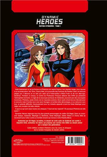 Verso de l'album Dynamic Heroes Tome 1