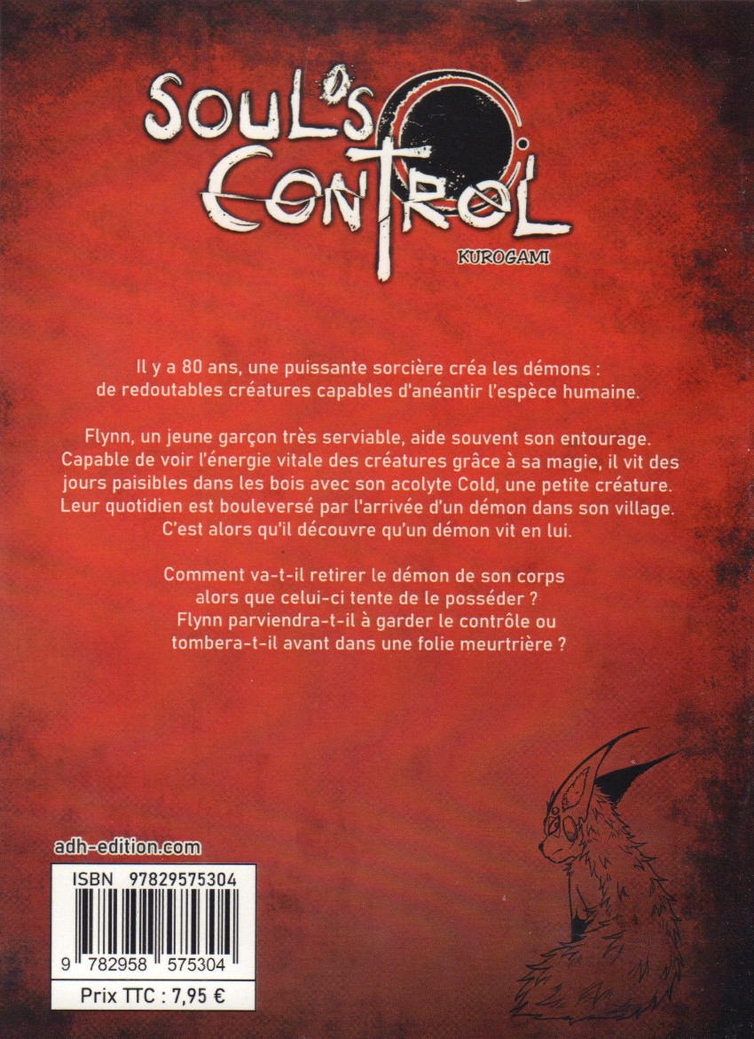 Verso de l'album Soul's Control 1