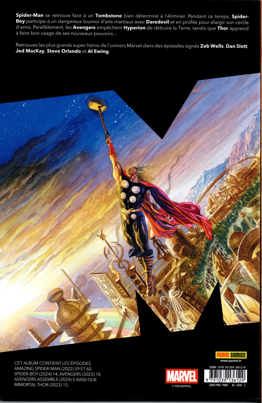 Verso de l'album Marvel Comics (II) 19