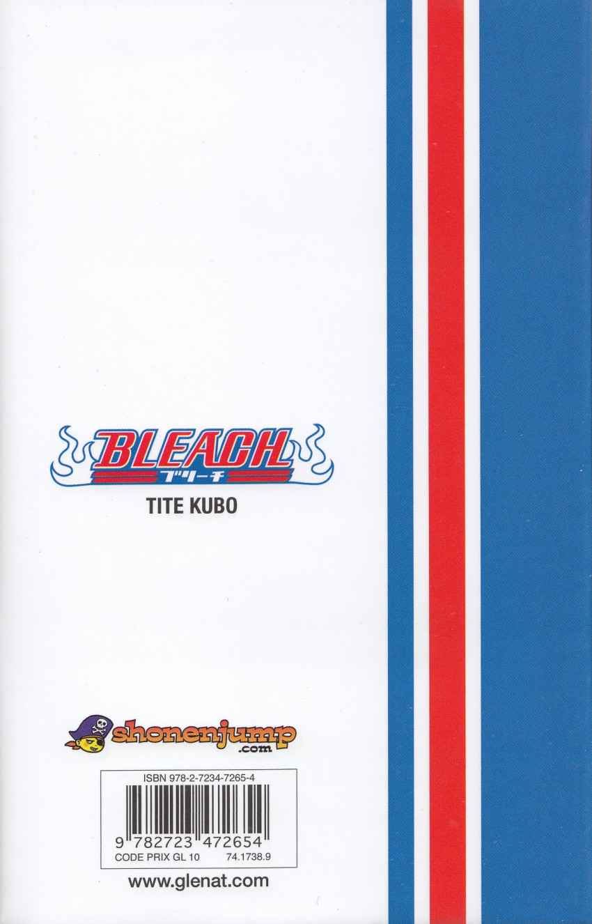 Verso de l'album Bleach 36 Turn Back the Pendulum