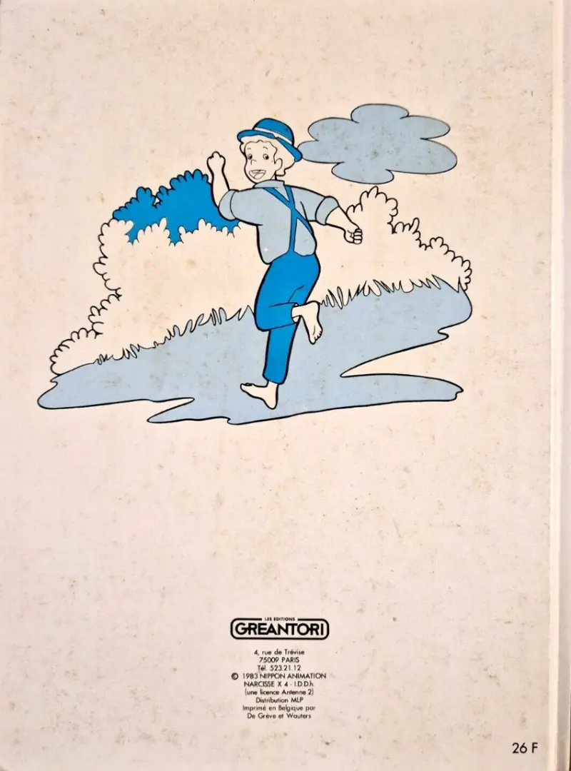 Verso de l'album Tom Sawyer (Les aventures de) 1