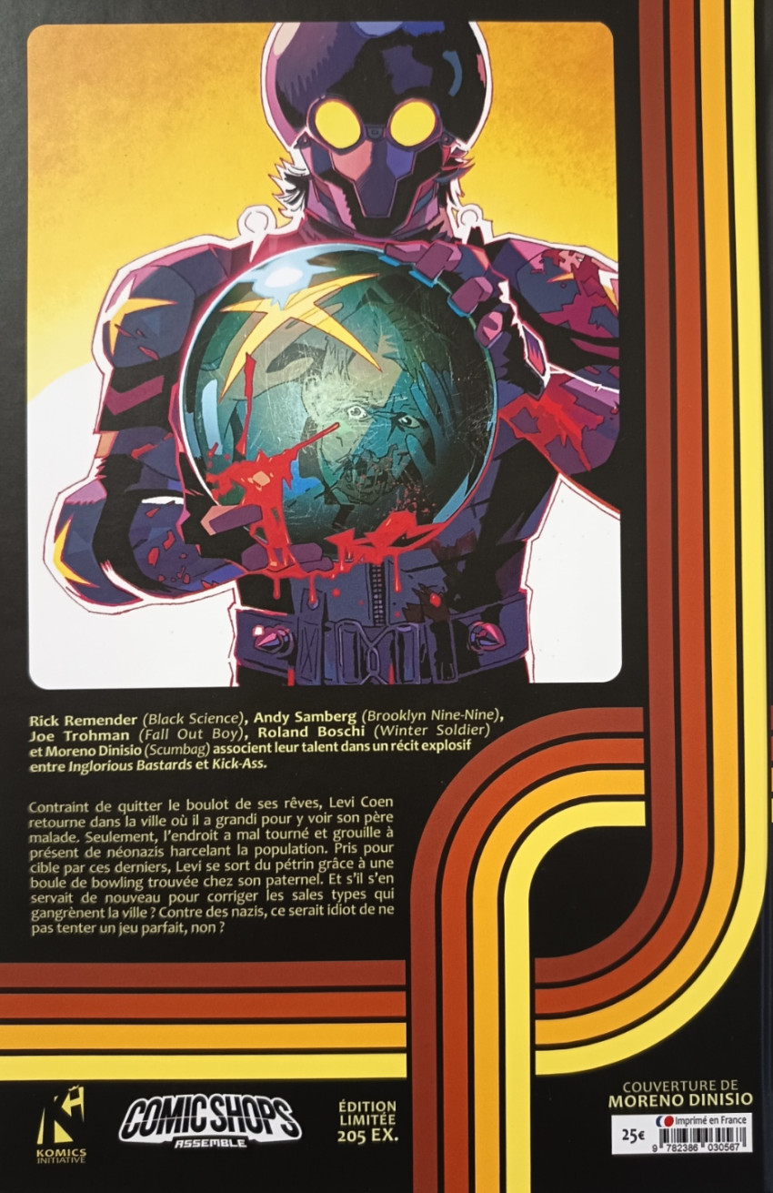 Verso de l'album The Holy Roller